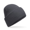 Winter hat - MOD. B385R:Graphite Grey, 100% polyester (Ash, Granite, Cloud Grey, One Size